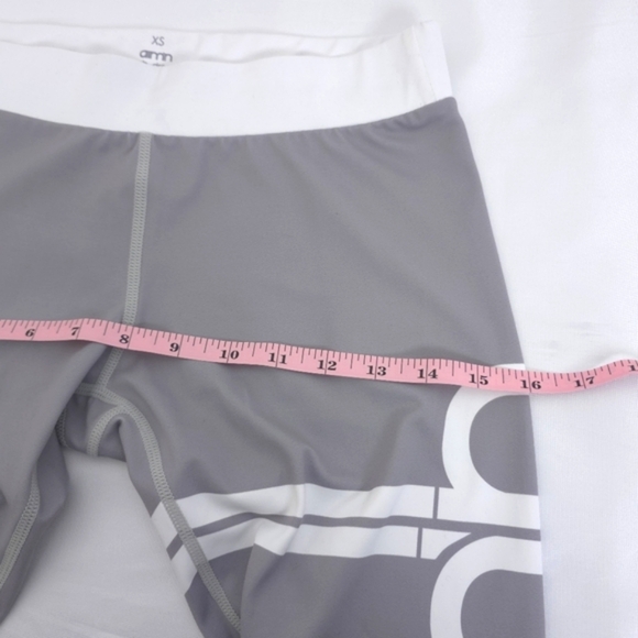 Aim’n Classic Grey Stripe Tights Size M - Picture 5 of 7